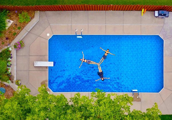 Synchronized swimming, a sportive art